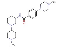 N-(1'-methyl-1,4'-bipiperidin-3-yl)-4-(4-methyl-1-piperazinyl)benzamide