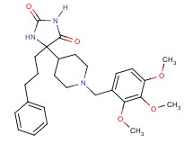 5-(3-phenylpropyl)-5-[1-(2,3,4-trimethoxybenzyl)-4-piperidinyl]-2,4-imidazolidinedione