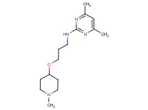 4,6-dimethyl-N-{3-[(1-methylpiperidin-4-yl)oxy]propyl}pyrimidin-2-amine