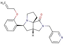 (3aS*,5S*,9aS*)-5-[2-(allyloxy)phenyl]-2-(3-pyridinylmethyl)hexahydro-7H-pyrrolo[3,4-g]pyrrolizin-1(2H)-one