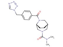 (1R*,5R*)-N,N-dimethyl-6-[4-(1H-tetrazol-1-ylmethyl)benzoyl]-3,6-diazabicyclo[3.2.2]nonane-3-carboxamide