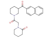 1-{2-[3-(2-naphthoyl)-1-piperidinyl]-2-oxoethyl}-2-piperidinone