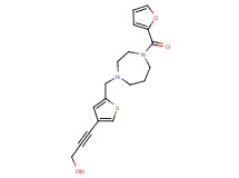 3-(5-{[4-(2-furoyl)-1,4-diazepan-1-yl]methyl}-3-thienyl)prop-2-yn-1-ol