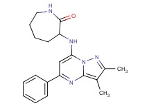 3-[(2,3-dimethyl-5-phenylpyrazolo[1,5-a]pyrimidin-7-yl)amino]-2-azepanone