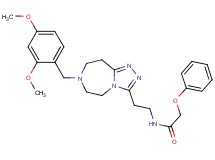 N-{2-[7-(2,4-dimethoxybenzyl)-6,7,8,9-tetrahydro-5H-[1,2,4]triazolo[4,3-d][1,4]diazepin-3-yl]ethyl}-2-phenoxyacetamide
