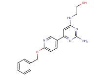 2-({2-amino-6-[6-(benzyloxy)pyridin-3-yl]pyrimidin-4-yl}amino)ethanol