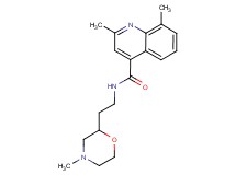 2,8-dimethyl-N-[2-(4-methylmorpholin-2-yl)ethyl]quinoline-4-carboxamide