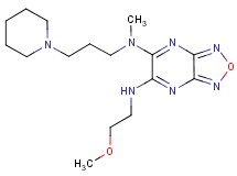 N'-(2-methoxyethyl)-N-methyl-N-[3-(1-piperidinyl)propyl][1,2,5]oxadiazolo[3,4-b]pyrazine-5,6-diamine