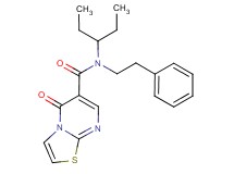 N-(1-ethylpropyl)-5-oxo-N-(2-phenylethyl)-5H-[1,3]thiazolo[3,2-a]pyrimidine-6-carboxamide