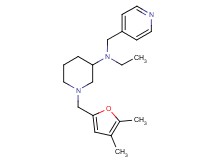 1-[(4,5-dimethyl-2-furyl)methyl]-N-ethyl-N-(4-pyridinylmethyl)-3-piperidinamine
