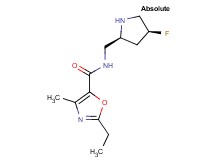 2-ethyl-N-{[(2S,4S)-4-fluoro-2-pyrrolidinyl]methyl}-4-methyl-1,3-oxazole-5-carboxamide hydrochloride