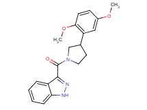 3-{[3-(2,5-dimethoxyphenyl)-1-pyrrolidinyl]carbonyl}-1H-indazole