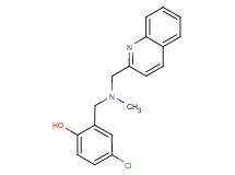 4-chloro-2-{[methyl(quinolin-2-ylmethyl)amino]methyl}phenol