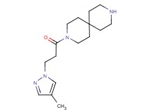 3-[3-(4-methyl-1H-pyrazol-1-yl)propanoyl]-3,9-diazaspiro[5.5]undecane hydrochloride