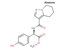 methyl (2R)-(4-hydroxyphenyl)[(4,5,6,7-tetrahydropyrazolo[1,5-a]pyridin-3-ylcarbonyl)amino]acetate