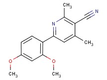 6-(2,4-dimethoxyphenyl)-2,4-dimethylnicotinonitrile