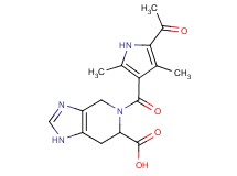 5-[(5-acetyl-2,4-dimethyl-1H-pyrrol-3-yl)carbonyl]-4,5,6,7-tetrahydro-1H-imidazo[4,5-c]pyridine-6-carboxylic acid