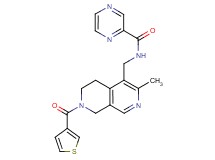 N-{[3-methyl-7-(3-thienylcarbonyl)-5,6,7,8-tetrahydro-2,7-naphthyridin-4-yl]methyl}-2-pyrazinecarboxamide