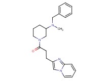 N-benzyl-1-(3-imidazo[1,2-a]pyridin-2-ylpropanoyl)-N-methyl-3-piperidinamine