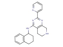 2-pyridin-2-yl-N-(1,2,3,4-tetrahydronaphthalen-1-yl)-5,6,7,8-tetrahydropyrido[3,4-d]pyrimidin-4-amine