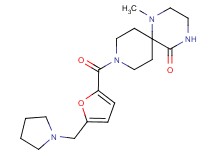 1-methyl-9-[5-(pyrrolidin-1-ylmethyl)-2-furoyl]-1,4,9-triazaspiro[5.5]undecan-5-one