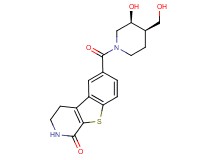 6-{[(3S*,4R*)-3-hydroxy-4-(hydroxymethyl)-1-piperidinyl]carbonyl}-3,4-dihydro[1]benzothieno[2,3-c]pyridin-1(2H)-one