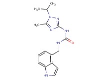 N-(1H-indol-4-ylmethyl)-N'-(1-isopropyl-5-methyl-1H-1,2,4-triazol-3-yl)urea