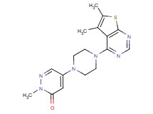 5-[4-(5,6-dimethylthieno[2,3-d]pyrimidin-4-yl)piperazin-1-yl]-2-methylpyridazin-3(2H)-one