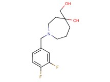 1-(3,4-difluorobenzyl)-4-(hydroxymethyl)-4-azepanol