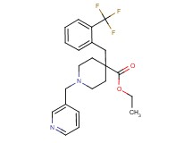 ethyl 1-(3-pyridinylmethyl)-4-[2-(trifluoromethyl)benzyl]-4-piperidinecarboxylate