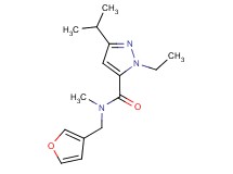 1-ethyl-N-(3-furylmethyl)-3-isopropyl-N-methyl-1H-pyrazole-5-carboxamide