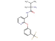 3-methyl-N~1~-({2-[3-(trifluoromethyl)phenoxy]pyridin-3-yl}methyl)isovalinamide