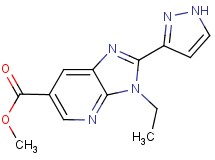 methyl 3-ethyl-2-(1H-pyrazol-3-yl)-3H-imidazo[4,5-b]pyridine-6-carboxylate