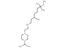 N-[2-(4-isopropyl-1-piperazinyl)ethyl]-7-methoxy-3,7-dimethyl-1-octanamine