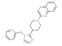 2-{4-[1-(pyridin-2-ylmethyl)-1H-imidazol-2-yl]piperidin-1-yl}quinoxaline