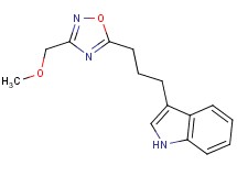 3-{3-[3-(methoxymethyl)-1,2,4-oxadiazol-5-yl]propyl}-1H-indole