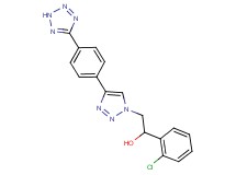 1-(2-chlorophenyl)-2-{4-[4-(2H-tetrazol-5-yl)phenyl]-1H-1,2,3-triazol-1-yl}ethanol