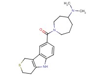 N,N-dimethyl-1-(1,3,4,5-tetrahydrothiopyrano[4,3-b]indol-8-ylcarbonyl)-4-azepanamine