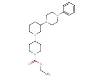 ethyl 3-(4-phenyl-1-piperazinyl)-1,4'-bipiperidine-1'-carboxylate