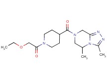 7-{[1-(ethoxyacetyl)piperidin-4-yl]carbonyl}-3,5-dimethyl-5,6,7,8-tetrahydro[1,2,4]triazolo[4,3-a]pyrazine