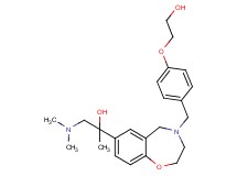1-(dimethylamino)-2-{4-[4-(2-hydroxyethoxy)benzyl]-2,3,4,5-tetrahydro-1,4-benzoxazepin-7-yl}-2-propanol