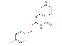 2-[(4-fluorophenoxy)methyl]-5,6,7,8-tetrahydropyrido[3,4-d]pyrimidin-4(3H)-one hydrochloride
