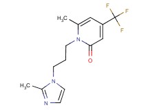 6-methyl-1-[3-(2-methyl-1H-imidazol-1-yl)propyl]-4-(trifluoromethyl)pyridin-2(1H)-one