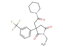 1-ethyl-3-[2-oxo-2-(1-piperidinyl)ethyl]-3-[3-(trifluoromethyl)phenyl]-2,5-pyrrolidinedione