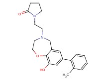 1-{2-[9-hydroxy-7-(2-methylphenyl)-2,3-dihydro-1,4-benzoxazepin-4(5H)-yl]ethyl}pyrrolidin-2-one