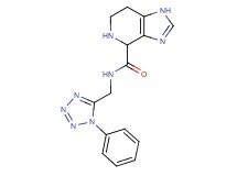 N-[(1-phenyl-1H-tetrazol-5-yl)methyl]-4,5,6,7-tetrahydro-1H-imidazo[4,5-c]pyridine-4-carboxamide dihydrochloride