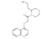 4-[2-oxo-2-(3-propylmorpholin-4-yl)ethoxy]quinazoline