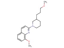 8-methoxy-2-[3-(3-methoxypropyl)-1-piperidinyl]quinoline