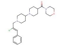 1'-[(2Z)-2-chloro-3-phenyl-2-propen-1-yl]-4-(4-morpholinylcarbonyl)-1,4'-bipiperidine
