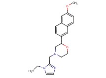 4-[(1-ethyl-1H-imidazol-2-yl)methyl]-2-(6-methoxy-2-naphthyl)morpholine